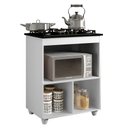 Ver imagem 7 de Balcão para Cooktop 4 Bocas Salvia Kaiki Móveis Cor:branco