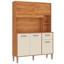 Ver imagem 2 de Cozinha Compacta Pérola 120cm 5 Portas 1 Gaveta - Fellicci Móveis