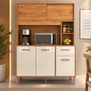 Ver imagem 1 de Cozinha Compacta Pérola 120cm 5 Portas 1 Gaveta - Fellicci Móveis