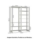 Ver imagem 4 de Estante Closet Yes 160cm com 9 Prateleiras - Montana