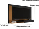 Ver imagem 2 de Painel Para Sala Quarto Para TV Smart Até 50 Polegadas Match - Cores - Comprar Moveis em Casa:Preto