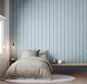 Ver imagem 2 de Papel de Parede Bobinex Revoada - Xadrez Quadros Azul Céu 4451