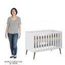 Ver imagem 6 de Berço Americano Mini Cama Retrô Aurora P14 Branco - Mpozenato