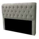 Ver imagem 4 de Cabeceira Casal Cama Box Estofada Elisa 140 Cm Veludo