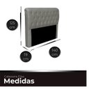 Ver imagem 5 de Cabeceira Casal Cama Box Estofada Elisa 140 Cm Veludo