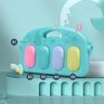 Tapete de Atividades para Bebê, Ginásio Infantil com Piano Musical, Mobile Interativo, Portátil e Mu - 3