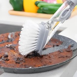 Escova + Esponja para Lavar Louça com Dispenser (2 em 1 ) - 3