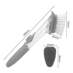 Escova + Esponja para Lavar Louça com Dispenser (2 em 1 ) - 5