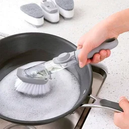 Escova + Esponja para Lavar Louça com Dispenser (2 em 1 ) - 2
