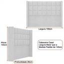 Ver imagem 2 de Cabeceira para Cama Box Casal 158cm Tratto Linho Bege - Sallar Home