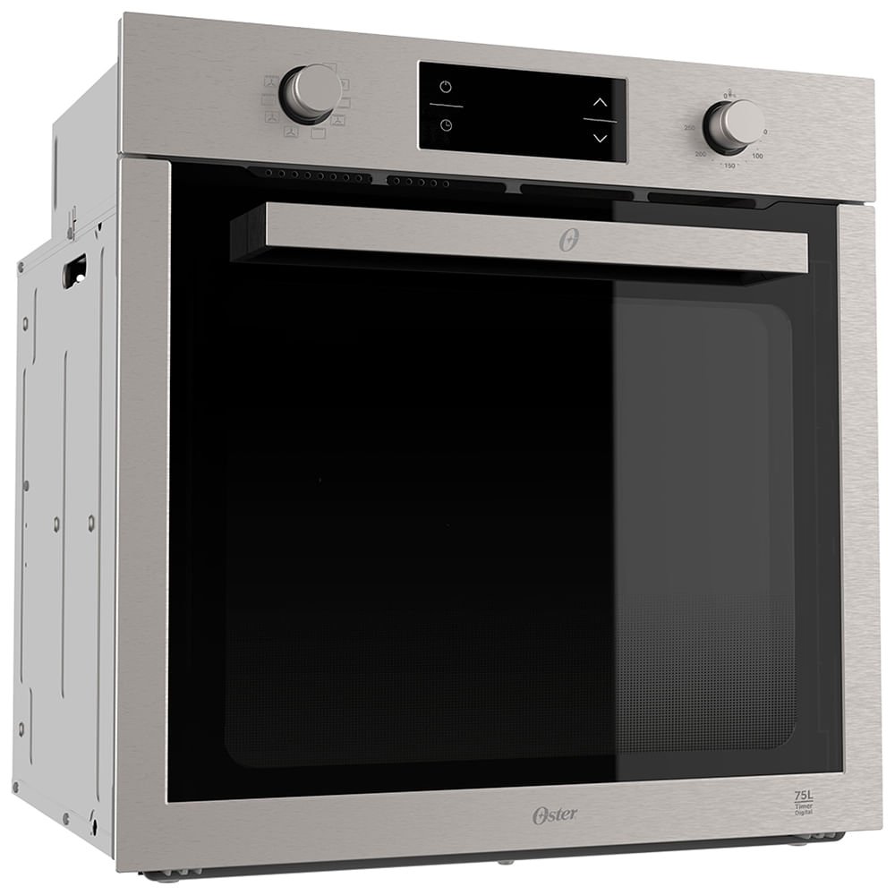 Forno de Embutir Elétrico Oster Semi Digital Black Inox 75L - 220V - 3