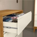 Ver imagem 3 de Berço Americano New Off White Freijó e Guarda Roupa Infantil 4 Portas Off White Eco Wood com Colchão