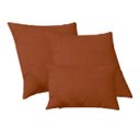 Ver imagem 1 de 2 Capas de Almofadas 50x50 + 1 Capa 30x50cm Capri Terracota
