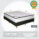 Ver imagem 6 de Colchão Casal Molas Ensacadas Miami + Base 138x188x71