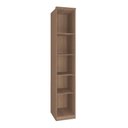 Ver imagem 2 de Roupeiro Modulado 1 Porta e Prateleiras 245x42,8cm Setiba Plus Carvalho/off White