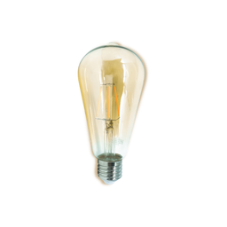 Kit 10 Lâmpadas Filamento LED ST64 4W Vintage Retrô Âmbar - 2