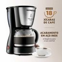 Ver imagem 4 de Cafeteira Elétrica Mondial Dolce Arome 550w C-30-18x - 127v