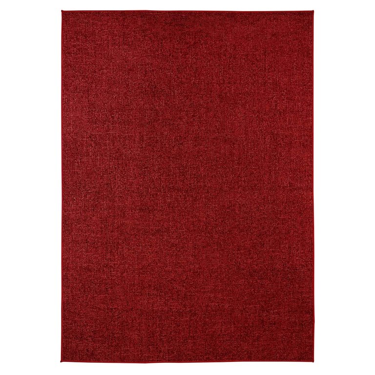 Tapete Sala Antiderrapante Linen 06 Vermelho 2,00x2,50m
