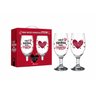 CONJUNTO 2 TACAS WINDSOR VOCE GANHOU MEU CORACAO BRASFOOT - 1