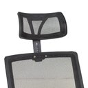 Ver imagem 7 de Kit 2 Cadeiras de Escritório Giratória Executiva Pro com Regulagem de Altura - Preto