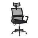 Ver imagem 2 de Kit 2 Cadeiras de Escritório Giratória Executiva Pro com Regulagem de Altura - Preto