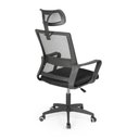 Ver imagem 4 de Kit 2 Cadeiras de Escritório Giratória Executiva Pro com Regulagem de Altura - Preto