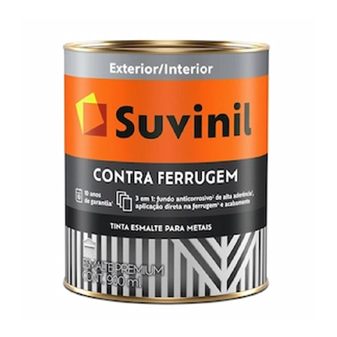 Suvinil Esm. C. Ferrugem Br 3,6l Cinza Escuro 50581390