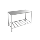 Ver imagem 1 de Mesa Inox Paneleiro 90cm C Industrial Prateleira Panelas