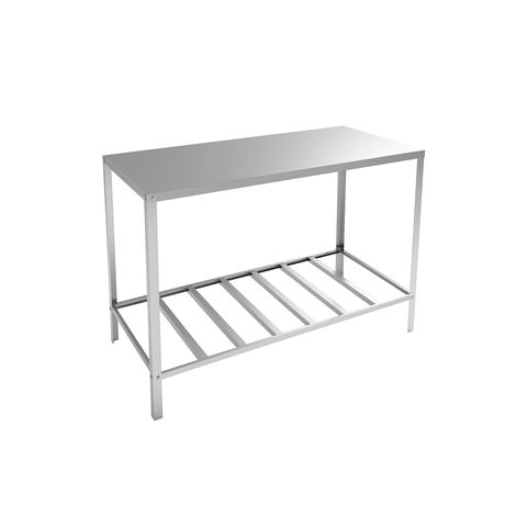 Mesa Inox Paneleiro 90cm C Industrial Prateleira Panelas