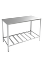 Ver imagem 1 de Mesa Inox Paneleiro 90cm C Industrial Prateleira Panelas