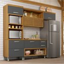 Ver imagem 1 de Cozinha 3 Peças Ripado Torre Quente Princesa 100% Mdf Nesher