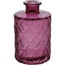 Ver imagem 1 de Vaso Decorativo Enfeite Casa Garrafa Home&co Vidro 11x7x7cm Roxo
