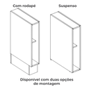 Ver imagem 6 de Balcao Nicho Toalheiro com Tampo 15 Cm Maxxi G740 Canela Kappesberg
