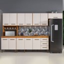 Ver imagem 2 de Cozinha Modulada 12 Portas 3 Gavetas Atenas Kaiki Móveis:nature/off