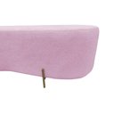 Ver imagem 5 de Puff Decorativo Alana Couro Rosa Bebê