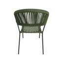 Ver imagem 3 de Kit 6 Cadeira Gourmet Corda Náutica Verde Musgo Base Alumínio Sofia Linha Plus