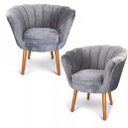 Ver imagem 1 de Kit 2 Poltronas Pétala Decorativa Pé Palito Varias Cores