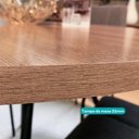 Ver imagem 4 de Mesa de Jantar 6 Lugares 1,60m 1547 Carraro Freijó com Rose
