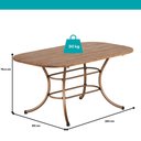 Ver imagem 2 de Mesa de Jantar 6 Lugares 1,60m 1547 Carraro Freijó com Rose