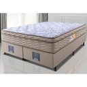 Ver imagem 1 de Cama Box Queen Colchão Ortofirm + Box 158x198x67 One Face Espuma D33 Dourado