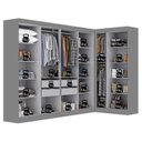 Ver imagem 5 de Guarda-roupa Modulação 11 Portas Canto Paris