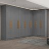 Guarda-roupa Modulação 11 Portas Canto Paris - 1