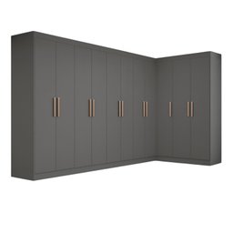 Guarda-roupa Modulação 11 Portas Canto Paris - 2