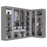Guarda-roupa Modulação 11 Portas Canto Paris - 5