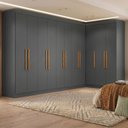 Ver imagem 1 de Guarda-Roupa Modulação 11 Portas Canto Paris
