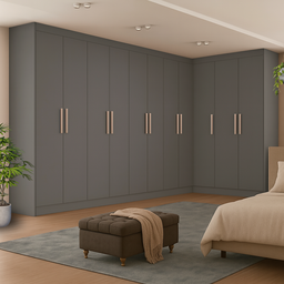 Guarda-roupa Modulação 11 Portas Canto Paris - 11