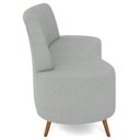 Ver imagem 6 de Sofá 2 Lugares para Sala Living 160cm Pés Palito Tamar K04 Bouclê Cinza - Mpozenato