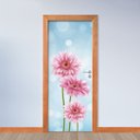 Ver imagem 2 de Adesivo de Porta - Margarida Rosa