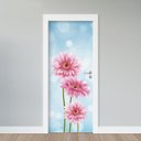 Ver imagem 1 de Adesivo de Porta - Margarida Rosa