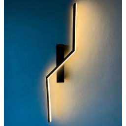 Arandela Led Annie 12w 3000k Branco Quente Ip20 Bivolt Preto - 2